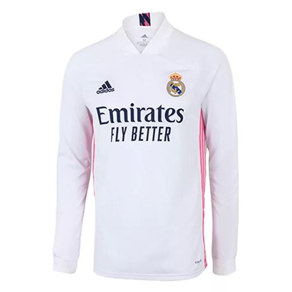 Thailand Trikot Real Madrid Heim ML 2020-21 Weiß Fussballtrikots Günstig